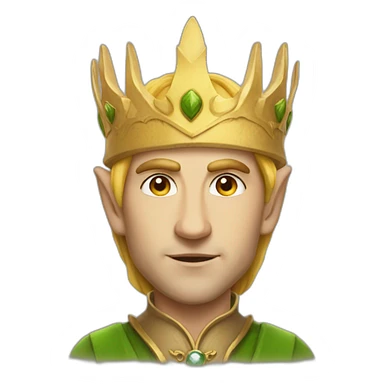 Tranduil elf king sticker