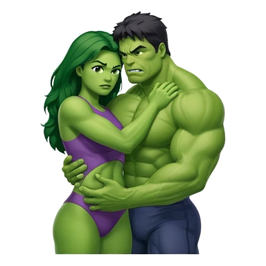 hulk e namoradahulk sticker