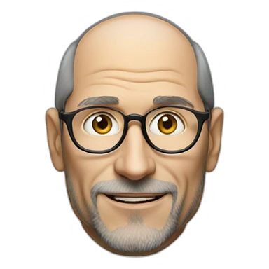 Flying Steve jobs sticker