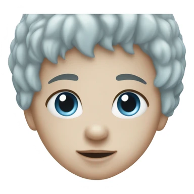 Baby Blue Heart sticker