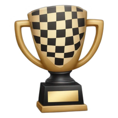 checkers trophy sticker