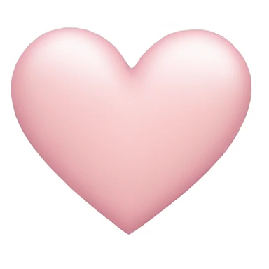 Light pink heart sticker
