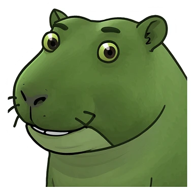 Capybara sticker