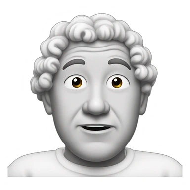 Curly of the three stooges sticker