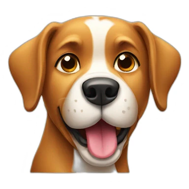 Dog drink beer sticker