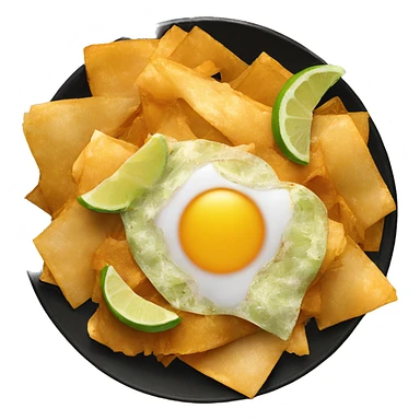 Heart eyes on chilaquiles sticker