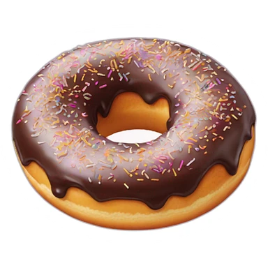 Donut sucré au sucre sticker