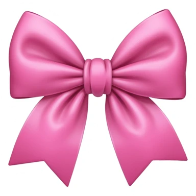 Pink bow sticker