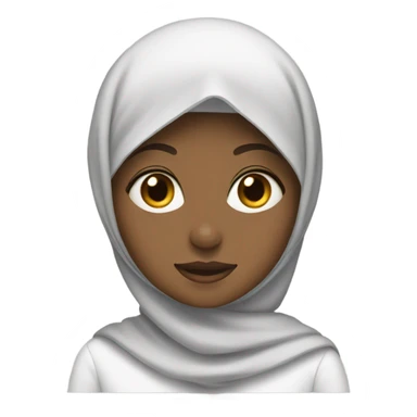 Girl with hijab sticker