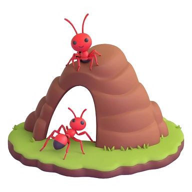 ant hill sticker