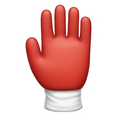 Guante rojo sticker
