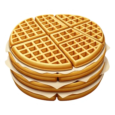 Waffle fries sticker