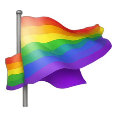 LGBT Drapeau dechire sticker