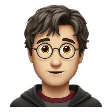 Harry potter face sticker