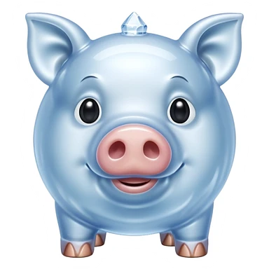 Break the ice pig sticker