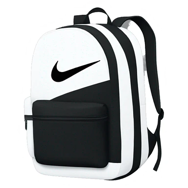 Nike bookpack black logo white Nike sticker