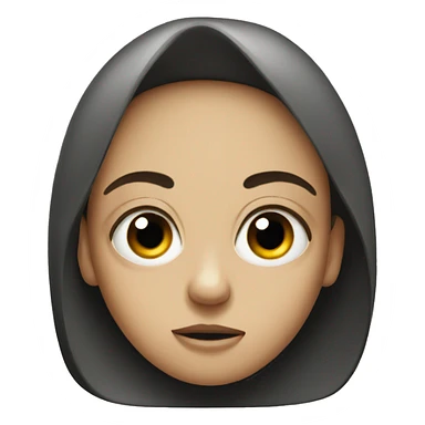 Big eyes with black eye sticker