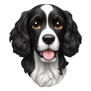 cocker-black sticker