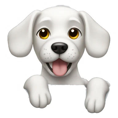 Dog in a car sticker