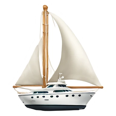 Yatch with Effe Tower  sticker