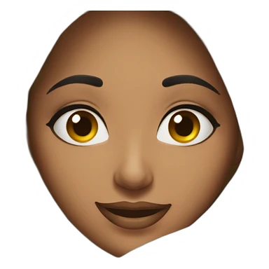 arabian beauty lying down smiling sticker