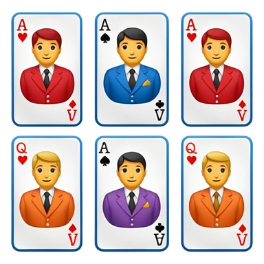 delle carte da briscola sticker