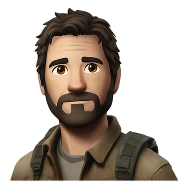 Joel from The Last Of us sticker