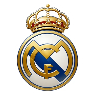 I want an emoji of real madrid logo of football and it should look realistic sticker