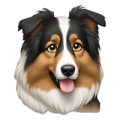 shetland shepherd sticker