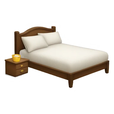 big comfortable bed sticker