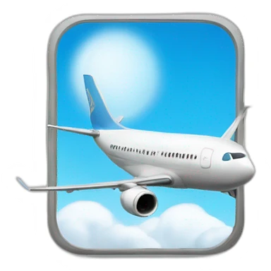 un avion qui rentre dans un mur sticker