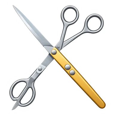 mac os cut scissors sticker