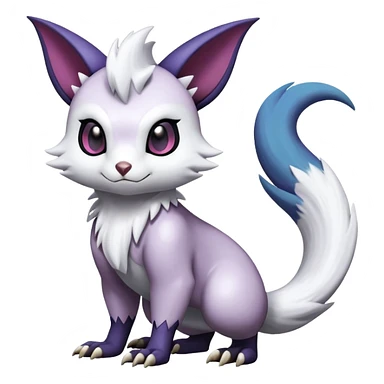 Shiny Dark Furret-Absol-Noibat-Noivern-Hybrid (Full body) sticker