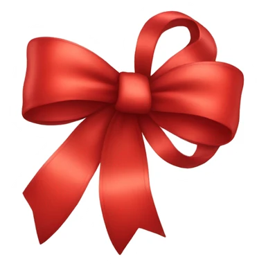 cute red bow sticker