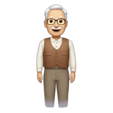 grandfather wear dresses sticker