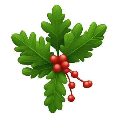Mistletoe and  sticker