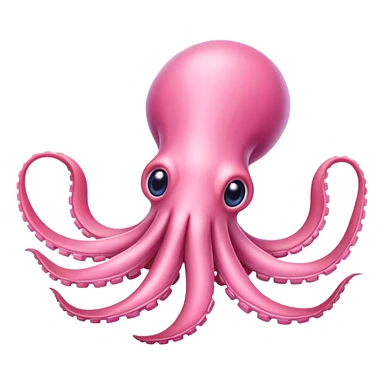 Meet the pink squid and other amazing animals, each with their unique talents and charm sticker