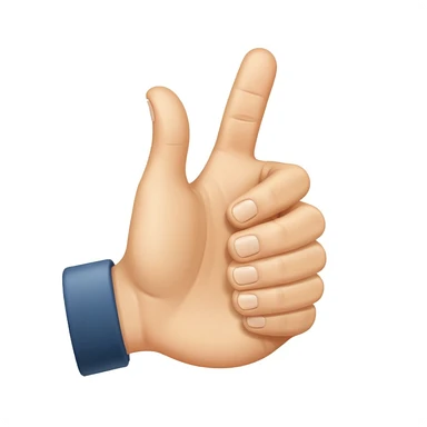 thumbs up hand sticker