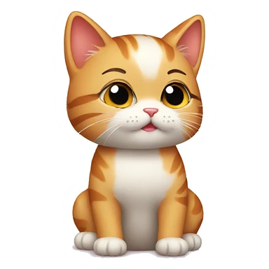 kiss cat sticker