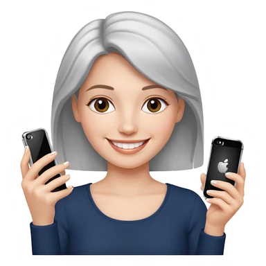 Carita enamorada de iPhone  sticker