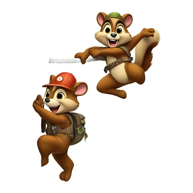 ranger rescue chip dale sticker