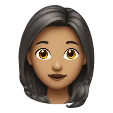 The girl comes out the door. sticker