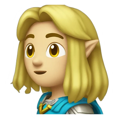 Zelda entrain de dormir sticker