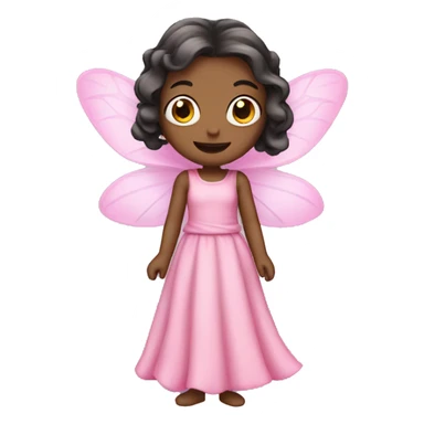 fairy in a pink dress sticker