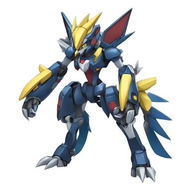 Zeraora-Zoroark-medabot-Mecha full body sticker