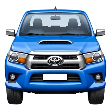Toyota Hilux - Toyota (Model Year: 2021) (Iconic colour: Blue) sticker