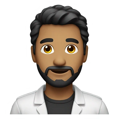 SERVER man with black hair sticker