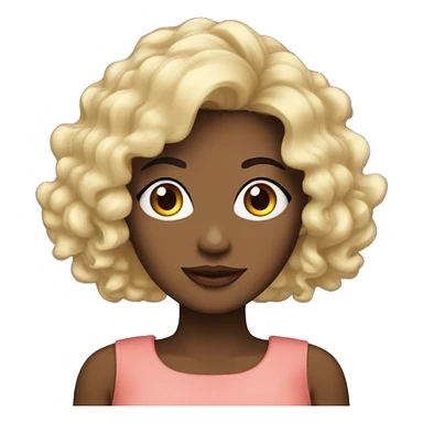 Mulher de cabelo grande loiro  sticker