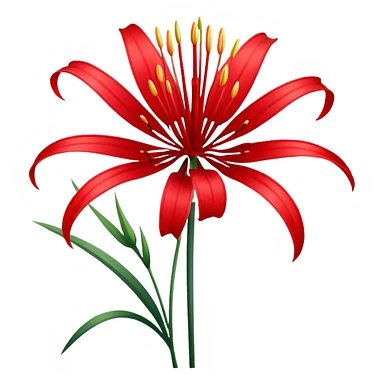 red spider lily sticker