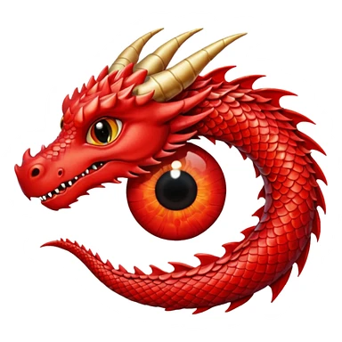 ojo de dragon sticker